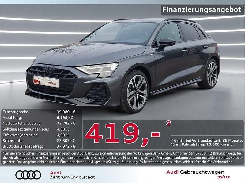 Daytonagrau perleffekt Gebraucht 2025 Audi A3 S-Line Limousine | 39.980 € (Fairer Preis) - Bild 1/3