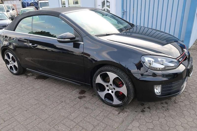 Deep black perleffekt Gebraucht 2014 VW Golf Cabriolet GTI Cabrio | 9.990 € (Guter Preis) - Bild 1/4