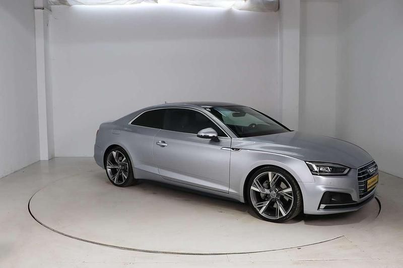 Second-hand Audi A5 S-Line 252 CP (185 kW) 2018 Argintiu Coupe