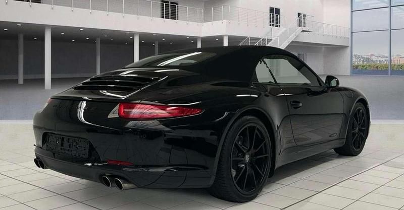 Schwarz Gebraucht 2013 Porsche 911 Carrera S Cabriolet Cabrio | 77.490 € (Etwas zu teuer) - Bild 1/4