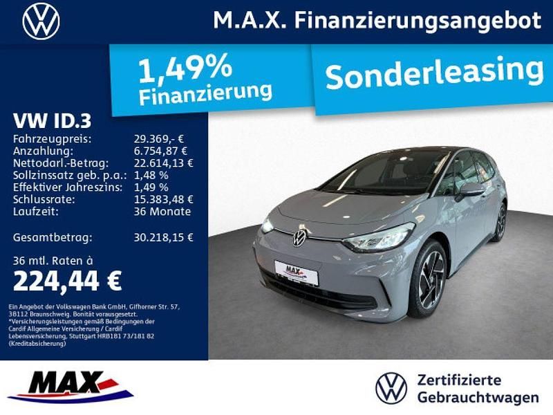 Mondsteingrau Gebraucht 2024 VW ID.3 Pro Kleinwagen | 29.369 € (Superpreis) - Bild 1/3