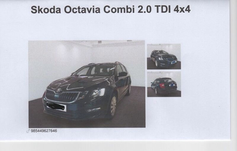 Schwarz Gebraucht 2019 Skoda Octavia RS Kombi | 21.900 € (Teuer) - Bild 1/4