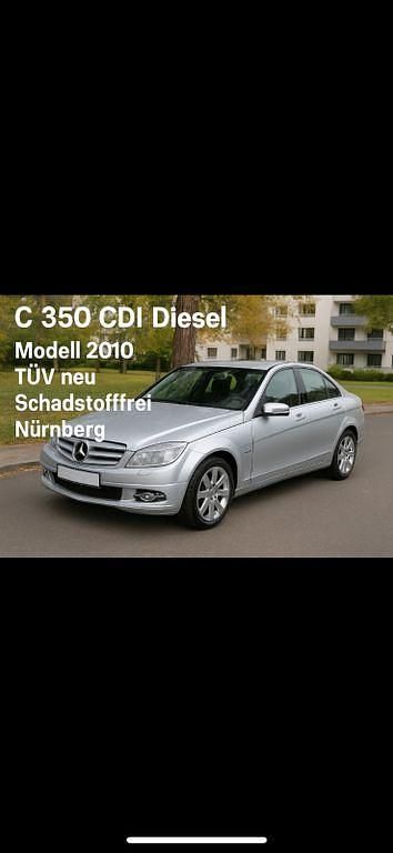 Silber Gebraucht 2010 Mercedes C350 Limousine | 7.900 € (Guter Preis) - Bild 1/4