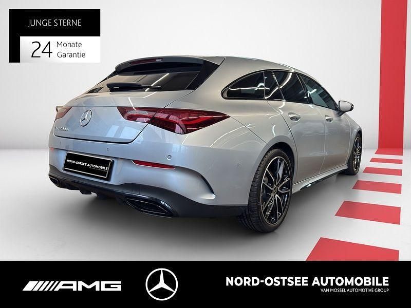 Gebraucht Mercedes CLA200 AMG 150 PS (110 kW) 2025 Metalliclack hightechsilber Kombi