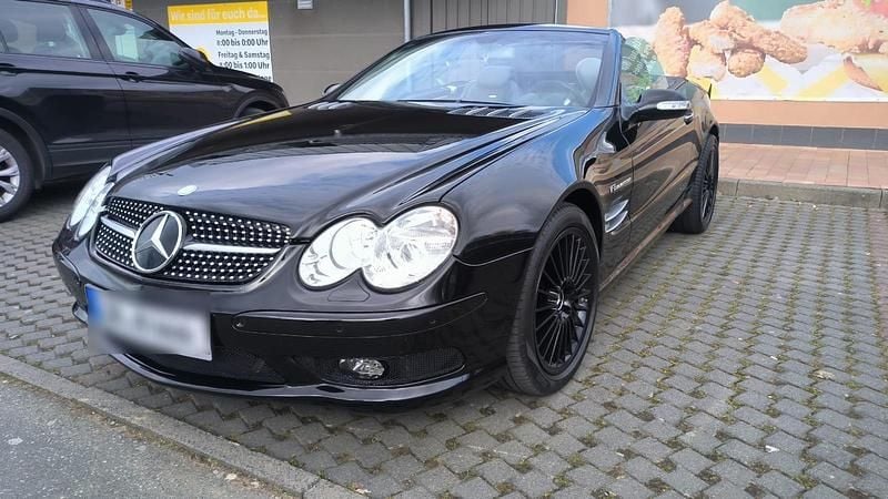 Gebraucht Mercedes SL55 AMG AMG 500 PS (367 kW) 2003 Schwarz Cabrio