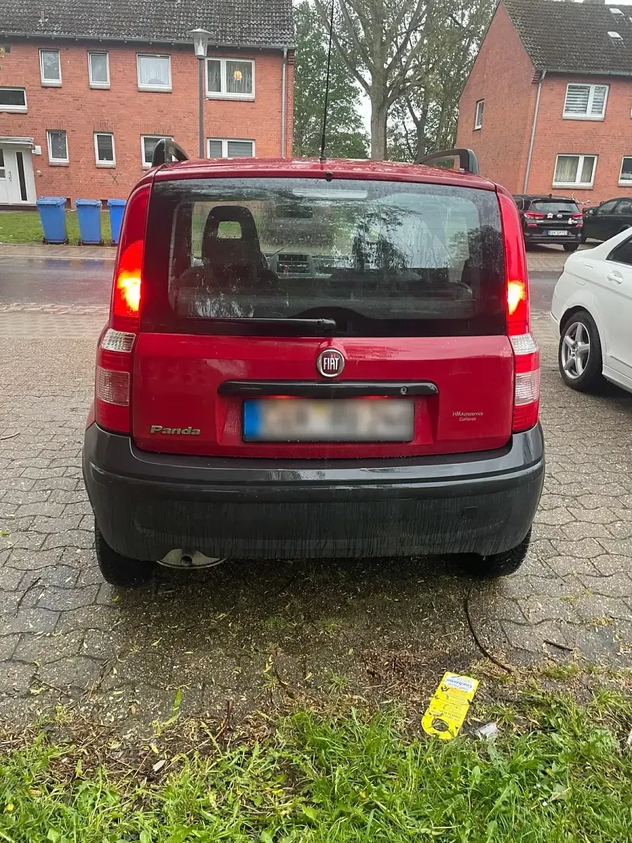 Usata Fiat Panda 2007 Rosso Utilitaria