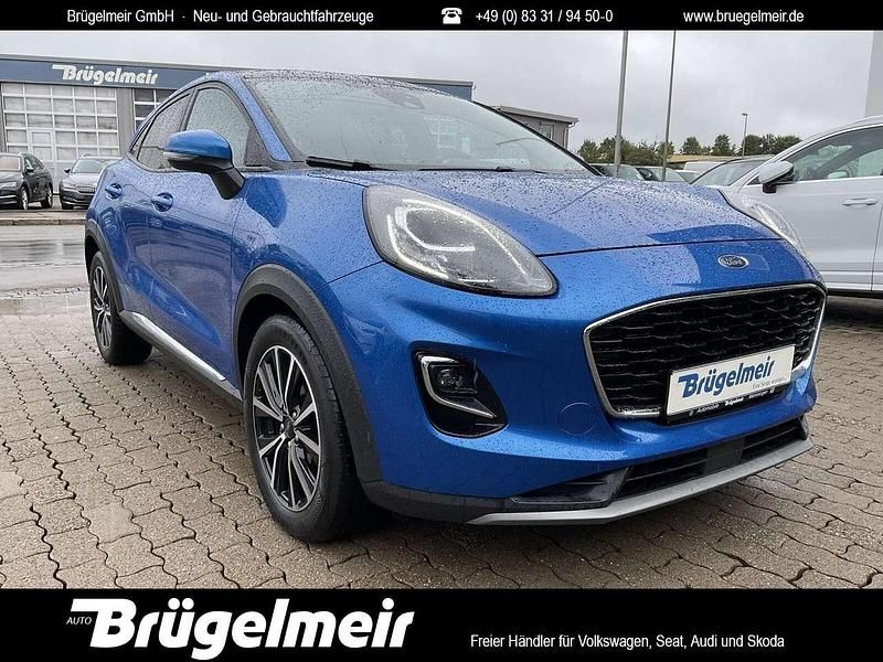 Blau Gebraucht 2021 Ford Puma Gen-E Titanium SUV | 13.890 € (Guter Preis) - Bild 1/4