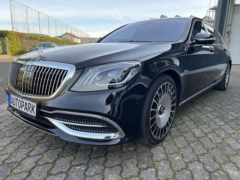 Obsidianschwarz metalliclack Gebraucht 2016 Mercedes S500 Maybach Limousine | 77.350 € - Bild 1/4