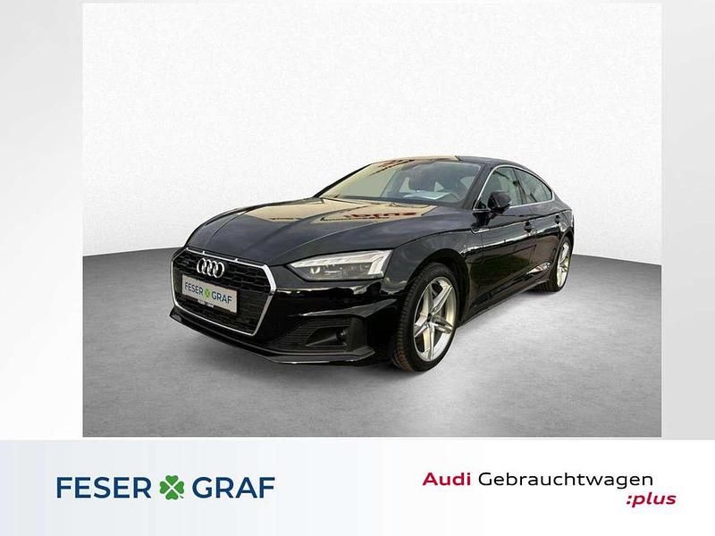 Brillantschwarz Gebraucht 2022 Audi A5 Limousine | 35.890 € (Fairer Preis) - Bild 1/4