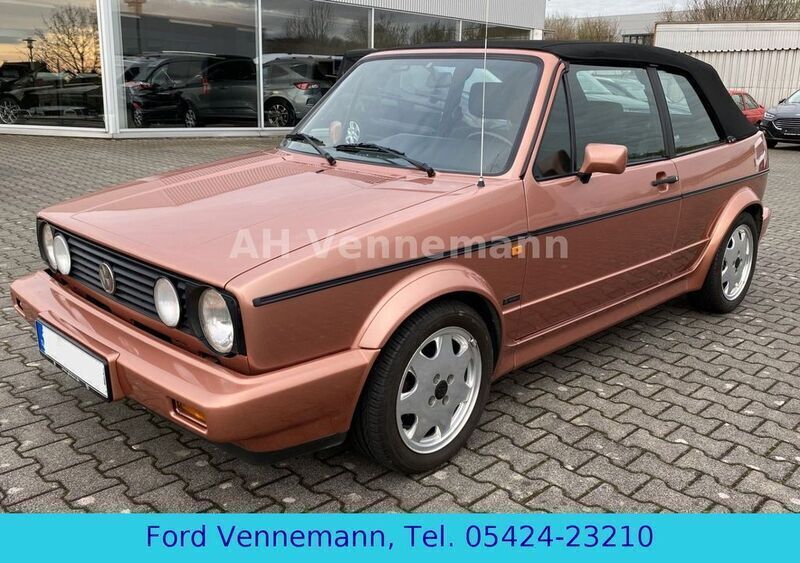 Gelb Gebraucht 1993 VW Golf Cabriolet Karmann Cabrio | 18.950 € - Bild 1/4