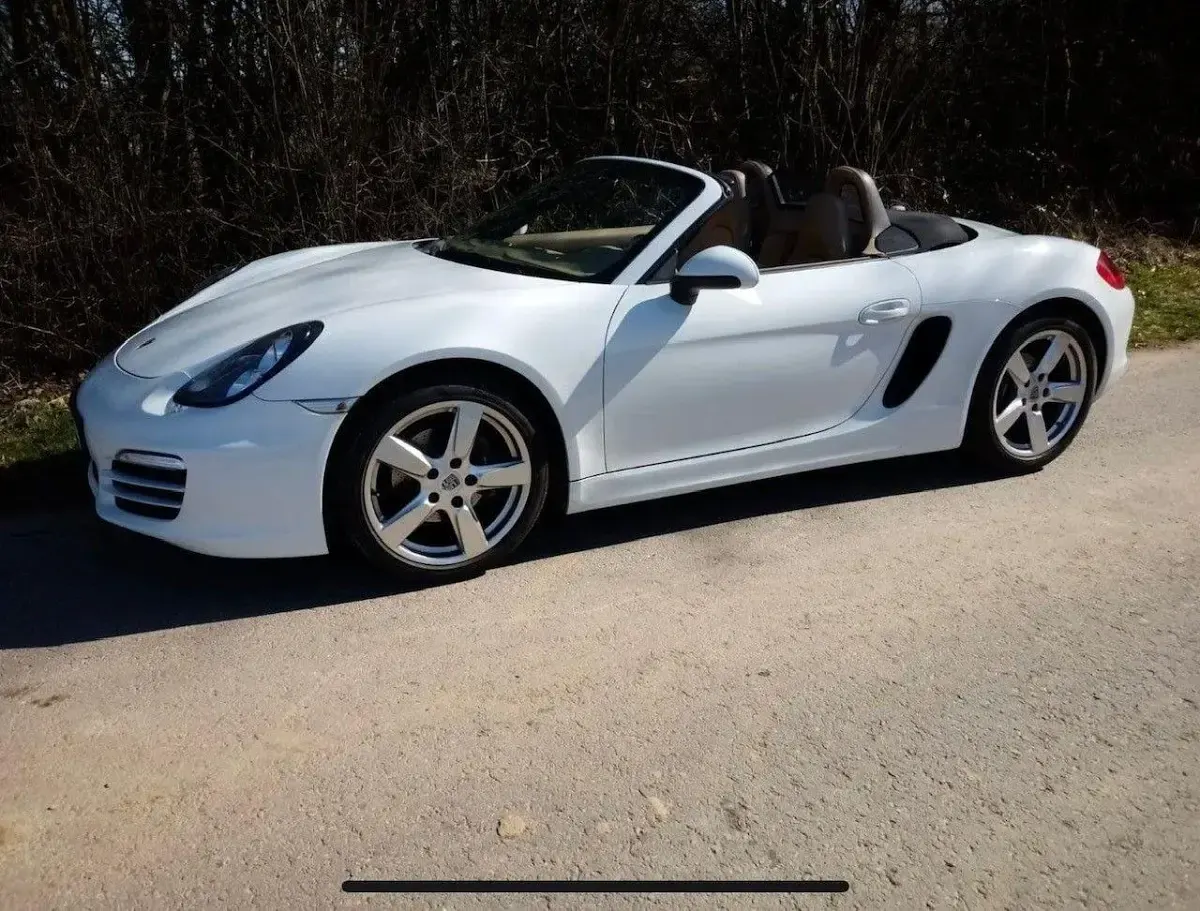 Second-hand Porsche Boxster 265 CP (194 kW) 2015 Alb Cabrio