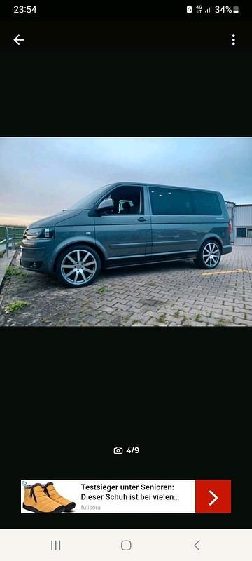 Gebraucht VW Multivan Team 140 PS (102 kW) 2011 Grau Van