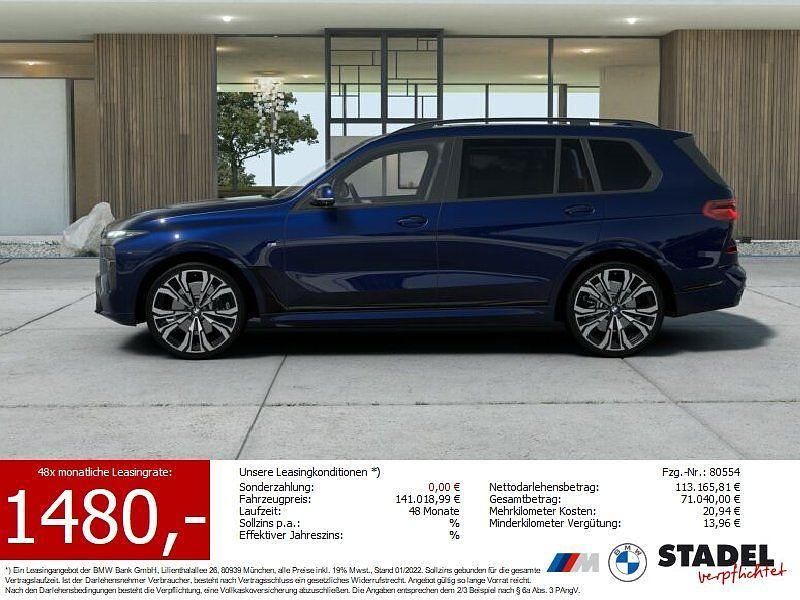 Blau Neu 2026 BMW X7 M Sport SUV | 111.749 € (Guter Preis) - Bild 1/4