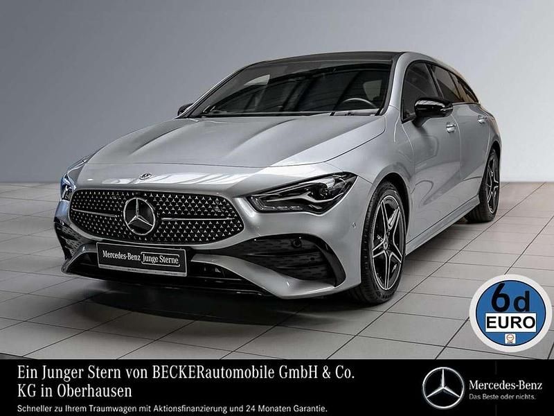 High tech silber Gebraucht 2024 Mercedes CLA200 AMG Kombi | 38.750 € (Teuer) - Bild 1/4