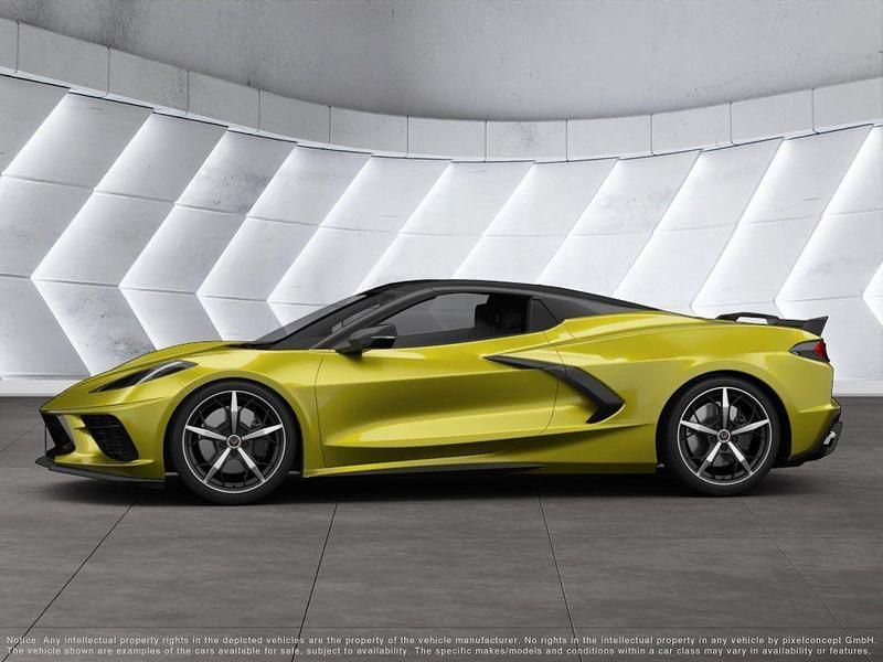 Nowe Corvette C8 482 KM (354 kW) 2025 Żółty Coupe
