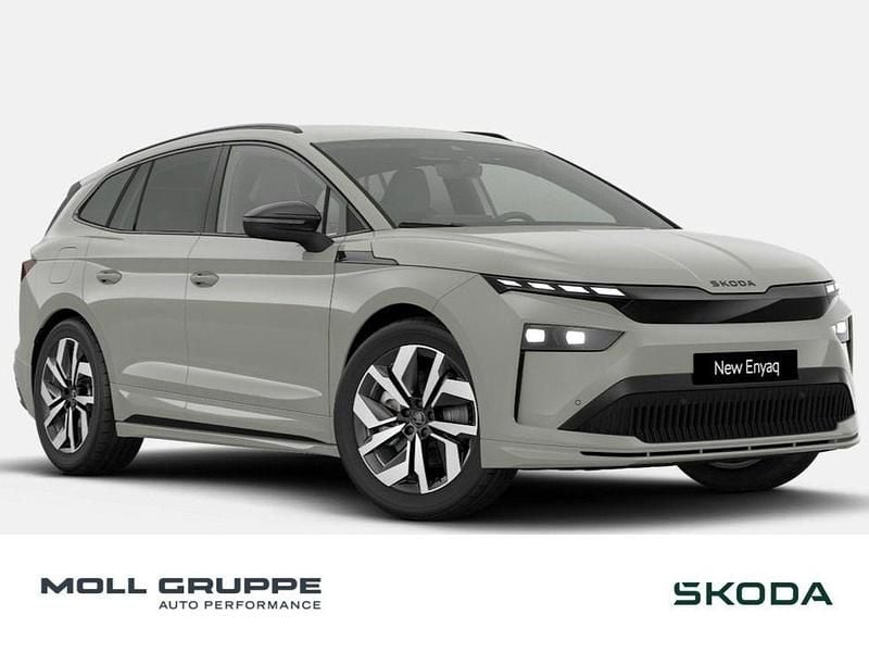 Grau Neu 2025 Skoda Enyaq iV SportLine SUV | 51.690 € (Fairer Preis) - Bild 1/2