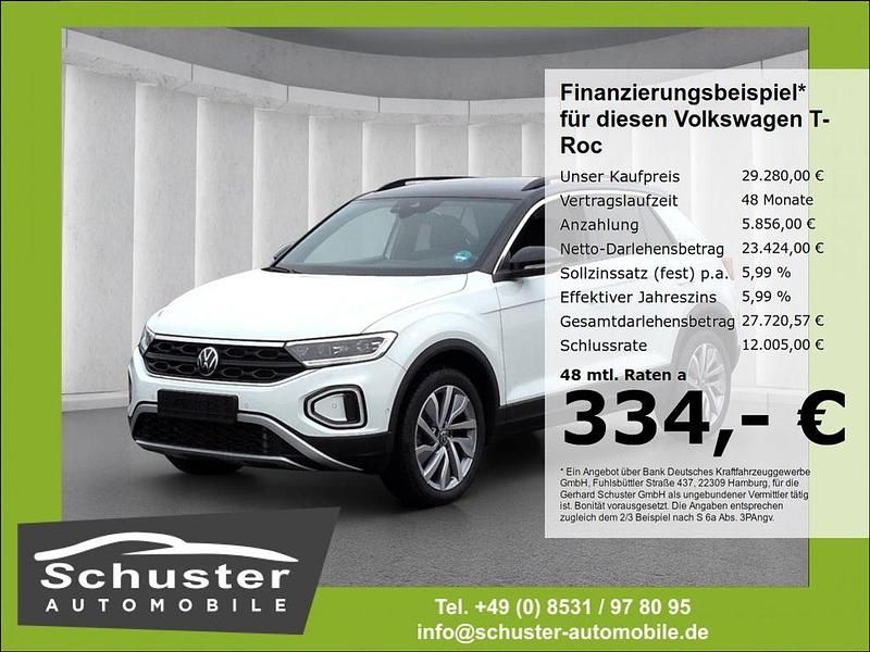 Gebraucht VW T-Roc Goal 150 PS (110 kW) 2025 Weiss SUV