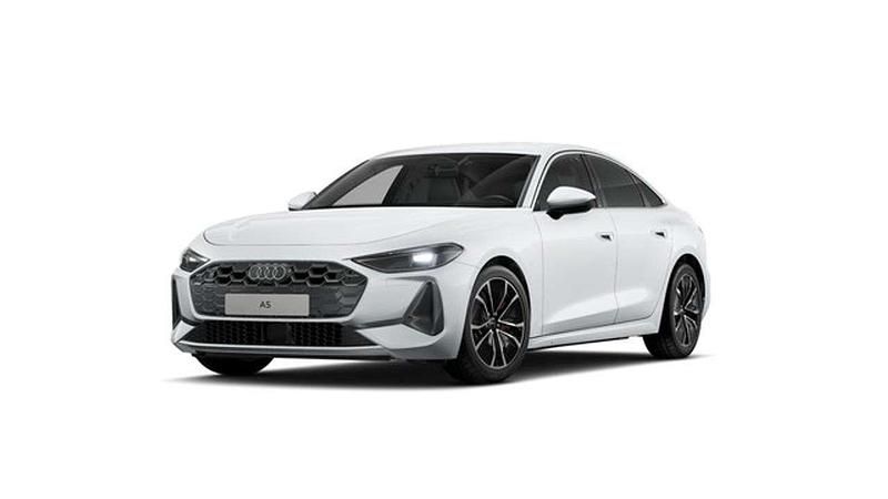 Gletscherweiß metallic Gebraucht 2025 Audi A5 Advanced Coupé | 54.978 € (Fairer Preis) - Bild 1/4