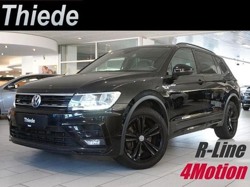 Deep black Gebraucht 2020 VW Tiguan Allspace R-line SUV | 24.400 € (Guter Preis) - Bild 1/3