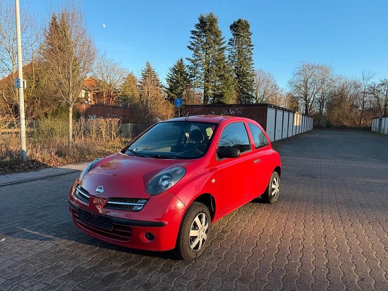 Rot Gebraucht 2007 Nissan Micra City Kleinwagen | 1.100 € (Fairer Preis) - Bild 1/4