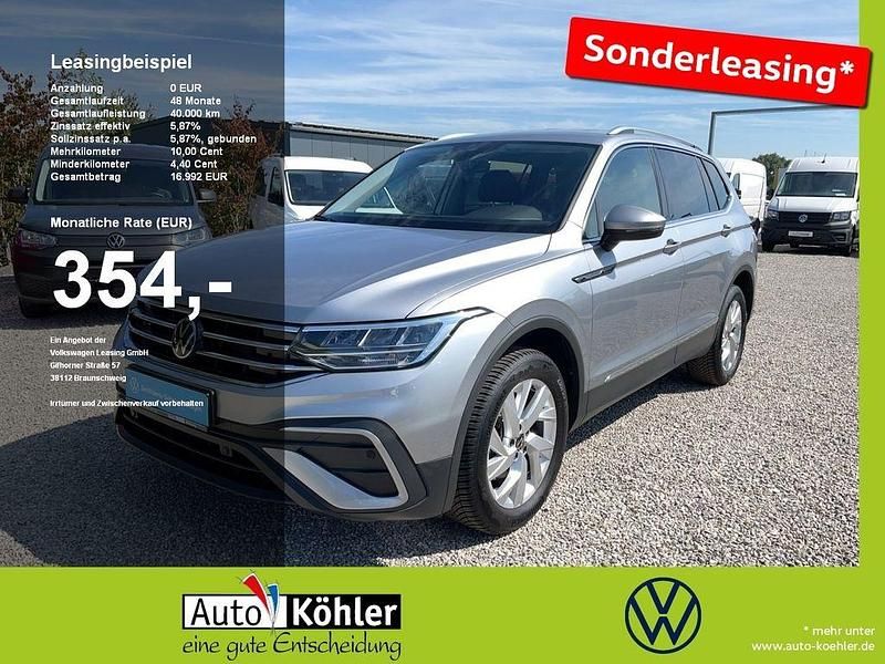 Pyritsilber Gebraucht 2024 VW Tiguan Allspace Life SUV | 34.430 € (Superpreis) - Bild 1/3
