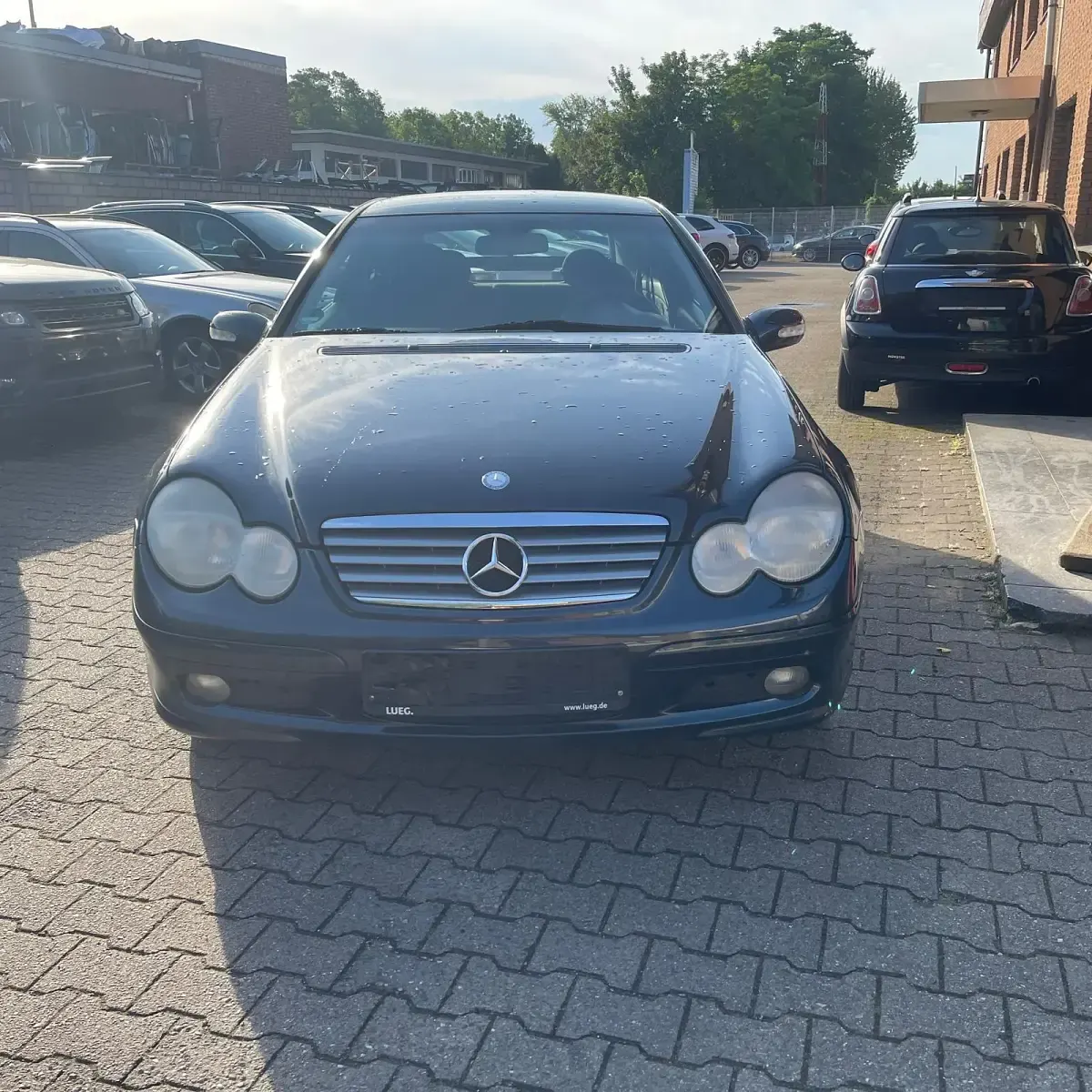 Gebraucht Mercedes C180 129 PS (94 kW) 2002 Blau Coupé