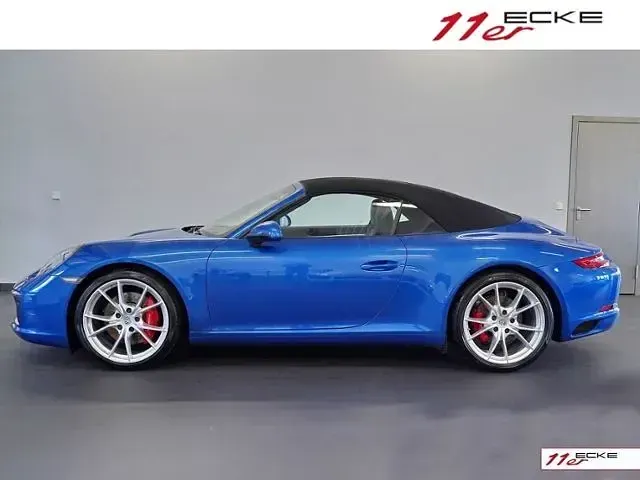 Gebraucht Porsche 991 420 PS (308 kW) 2017 Blau Cabrio