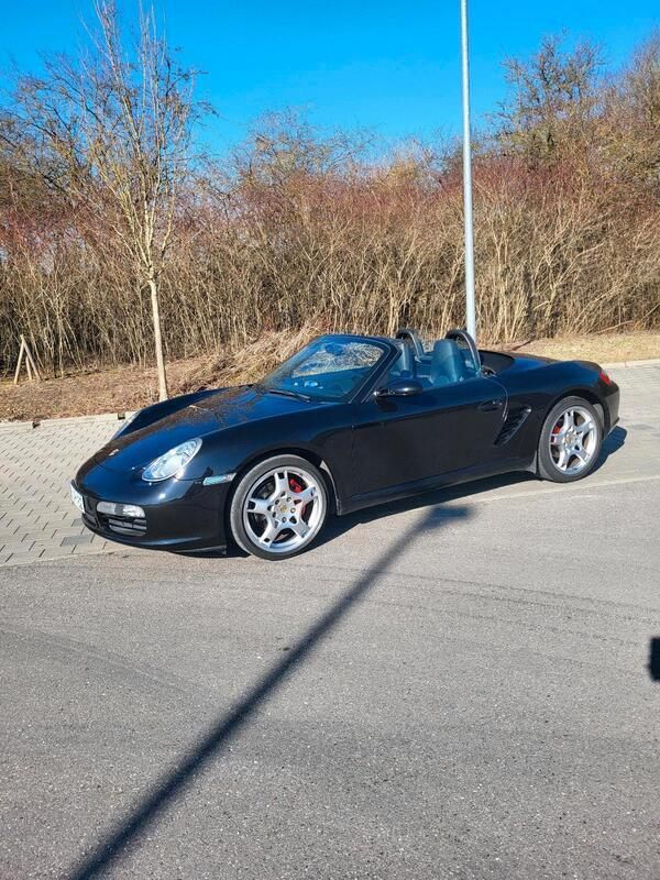 Schwarz Gebraucht 2008 Porsche Boxster S Cabrio | 31.900 € (Teuer) - Bild 1/4