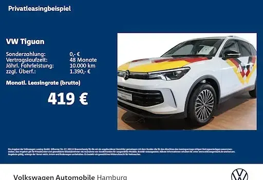 Neu VW Tiguan Life 150 PS (110 kW) 2026 Weiß SUV