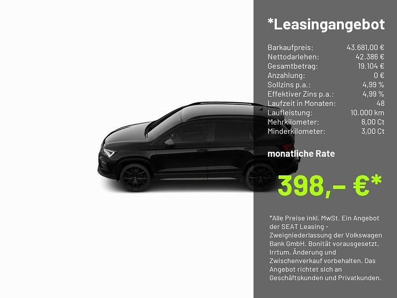 Neu Cupra Ateca VZ 300 PS (220 kW) 2026 Schwarz SUV