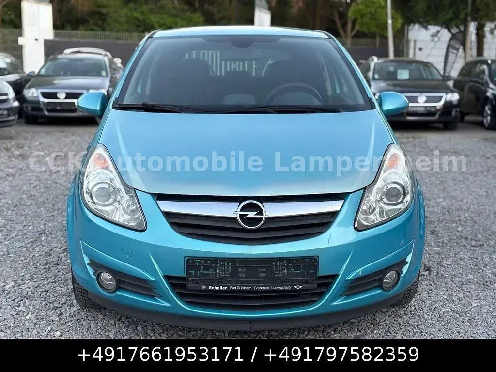 Gebraucht Opel Corsa Edition 69 PS (50 kW) 2010 Blau Kleinwagen