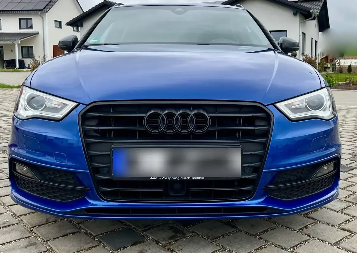 Usado Audi A3 S-Line 179 HP (131 kW) 2016 Azul Sedan