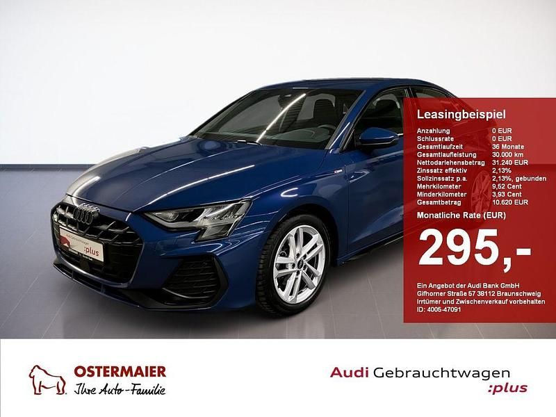 Second-hand Audi A3 S-Line 116 CP (85 kW) 2025 Albastru Berlinǎ