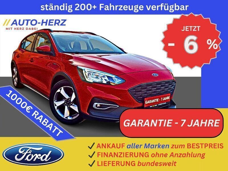 Racerot Gebraucht 2021 Ford Focus Active Limousine | 15.880 € (Guter Preis) - Bild 1/3