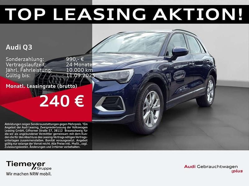 Blau Gebraucht 2024 Audi Q3 Advanced SUV | 37.980 € (Guter Preis) - Bild 1/4