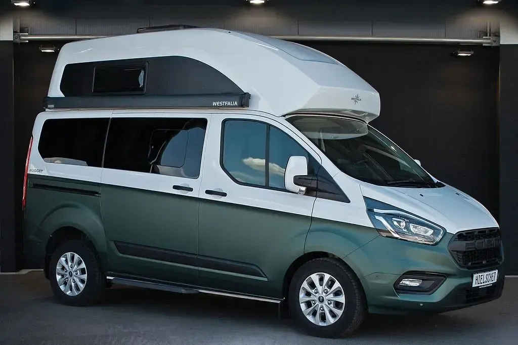 Gebraucht Ford Transit Custom Nugget 185 PS (136 kW) 2021 Weiß Van / Kleinbus