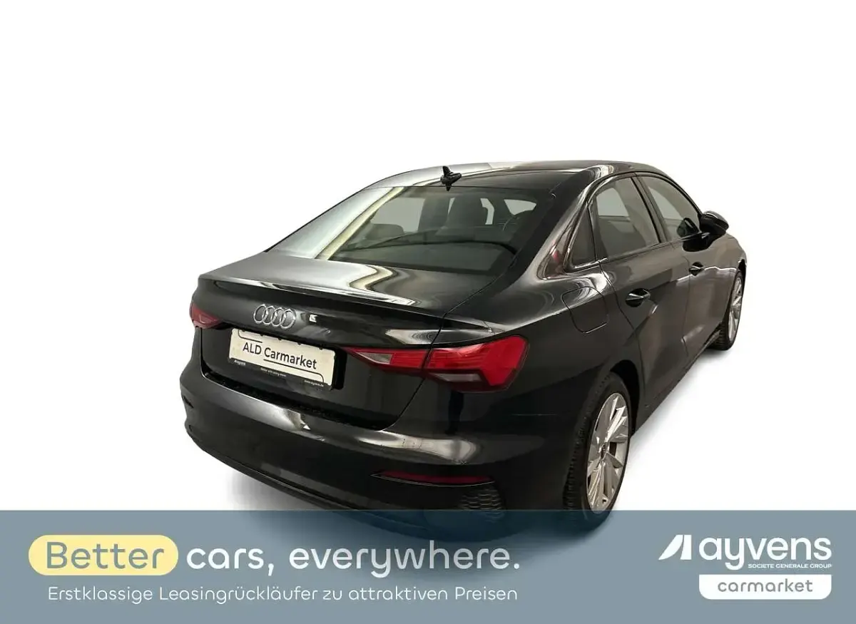 Używany Audi A3 Advanced Plus 150 KM (110 kW) 2022 Czarny Sedan/Limuzyna