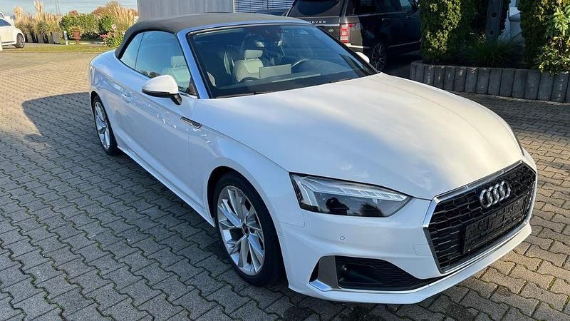Weiß Gebraucht 2021 Audi A5 Cabriolet Advanced Cabrio | 33.990 € (Fairer Preis) - Bild 1/4