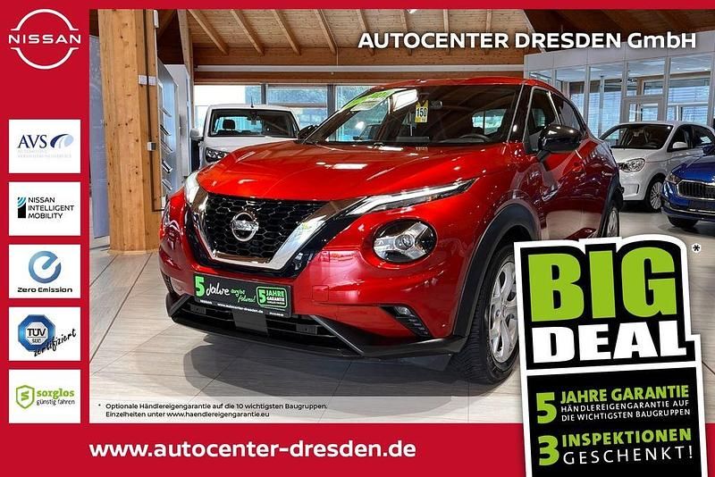 Rot Gebraucht 2021 Nissan Juke N-Connecta SUV | 17.980 € (Guter Preis) - Bild 1/4