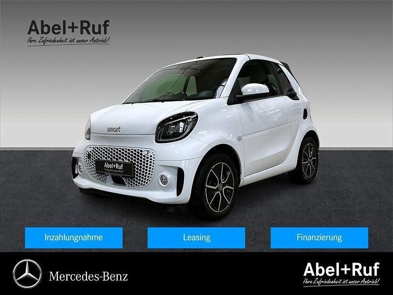 Weiß Gebraucht 2022 Smart ForTwo Electric Drive Passion Exclusive Cabrio | 14.449 € (Fairer Preis) - Bild 1/4