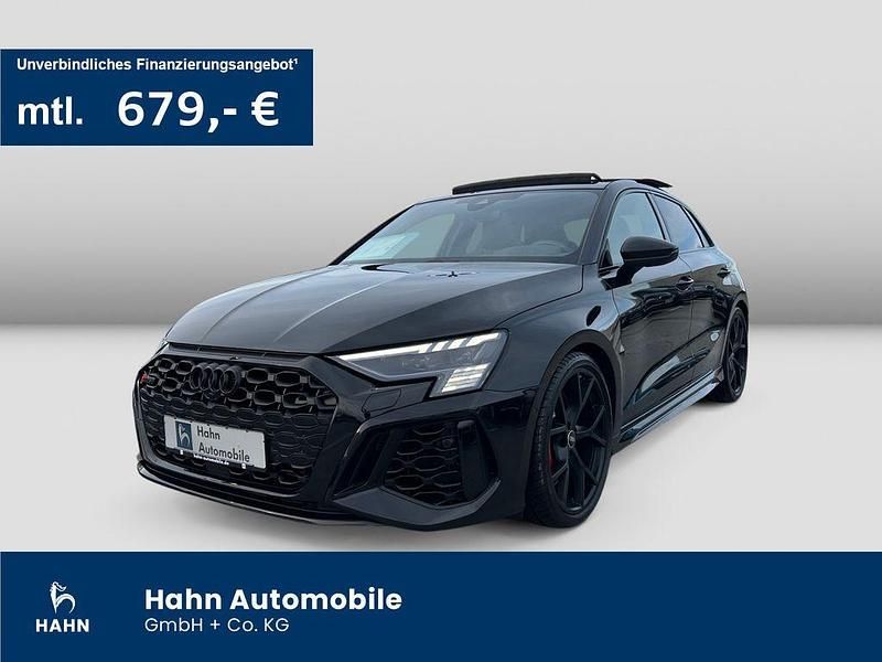 Schwarz Gebraucht 2022 Audi RS3 Sportback Sport Kleinwagen | 49.930 € (Fairer Preis) - Bild 1/3