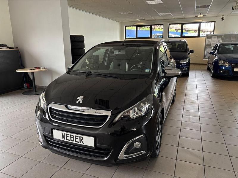 Schwarz Gebraucht 2017 Peugeot 108 Allure Kleinwagen | 7.499 € (Fairer Preis) - Bild 1/4