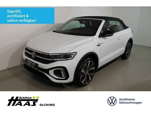 Weiß Gebraucht 2025 VW T-Roc Cabriolet R-line Cabrio | 43.826 € - Bild 1/4
