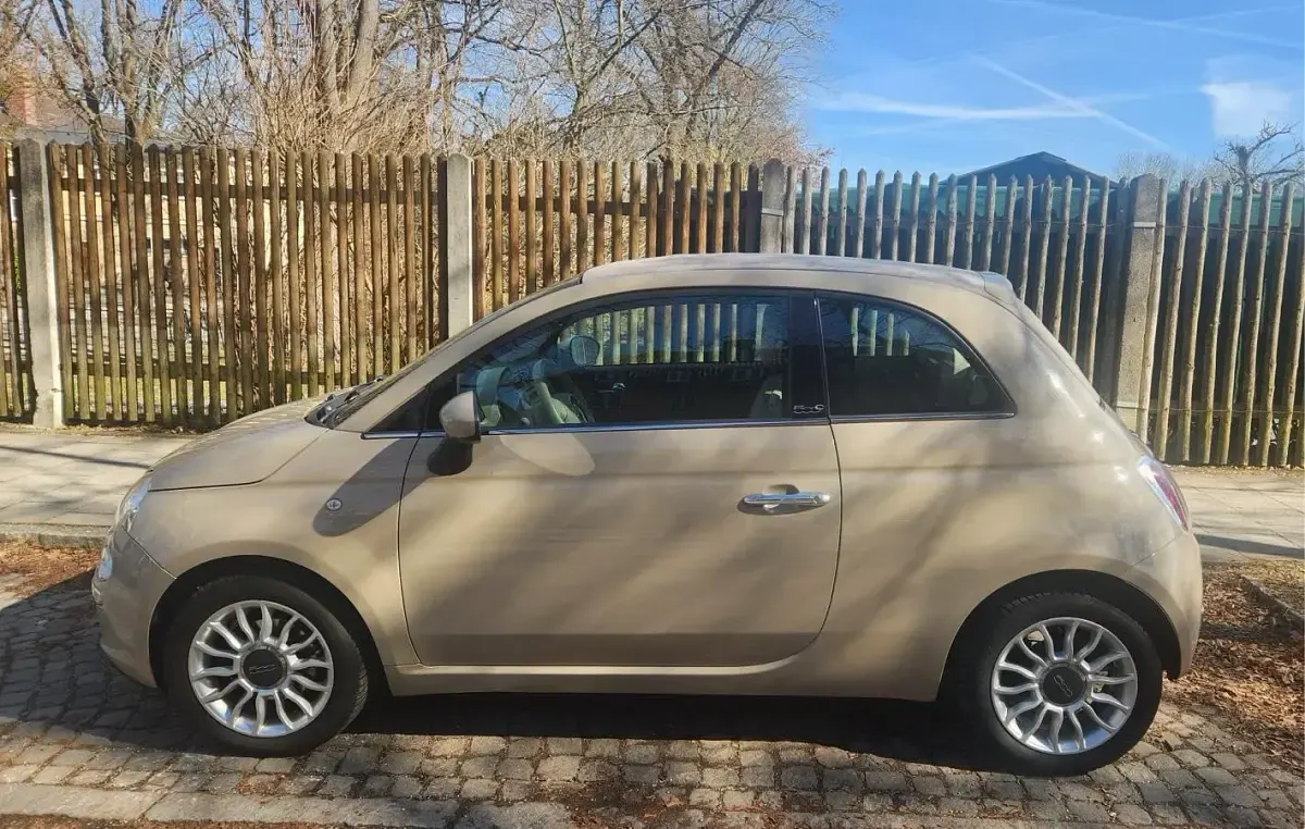 Gebraucht Fiat 500 95 PS (69 kW) 2013 Beige Cabrio