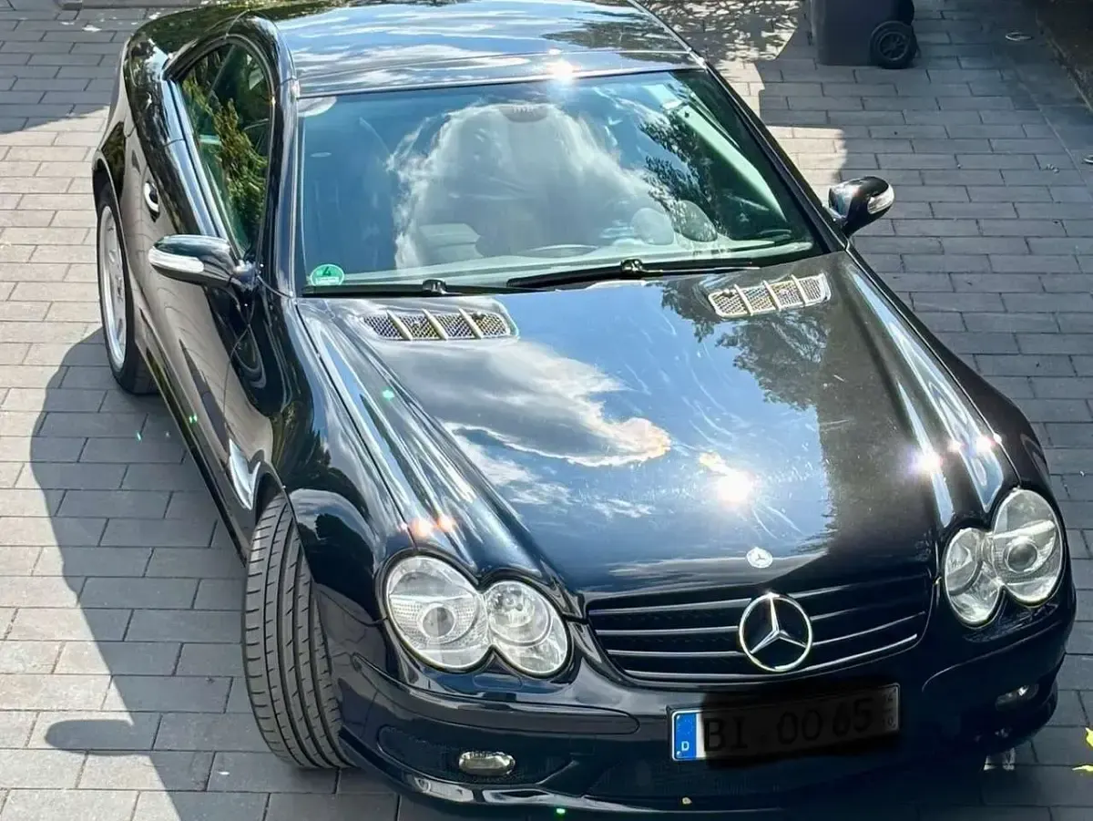 Gebraucht Mercedes SL55 AMG AMG 500 PS (367 kW) 2005 Schwarz Cabrio
