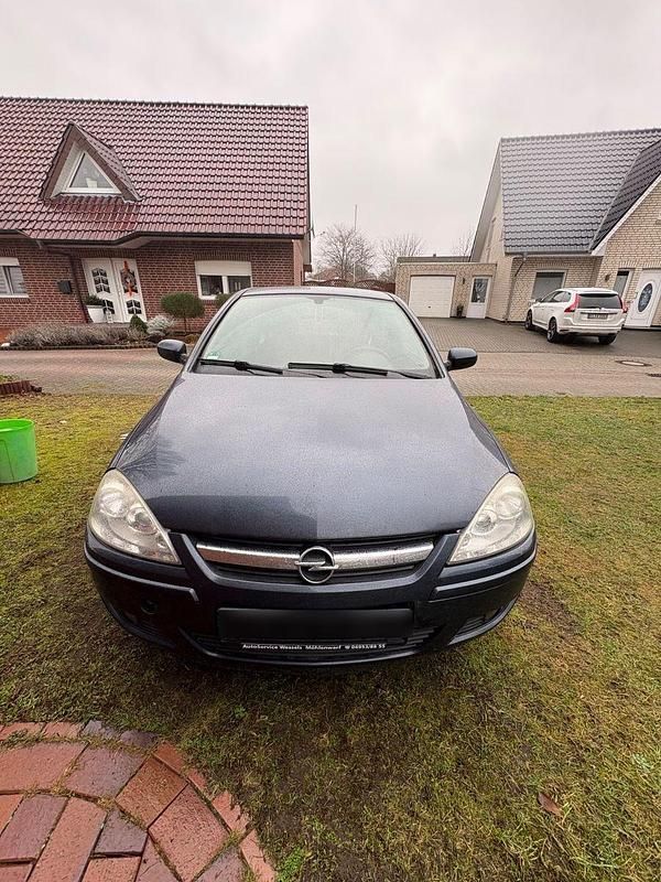 Blau Gebraucht 2004 Opel Corsa Limousine | 500 € (Superpreis) - Bild 1/4
