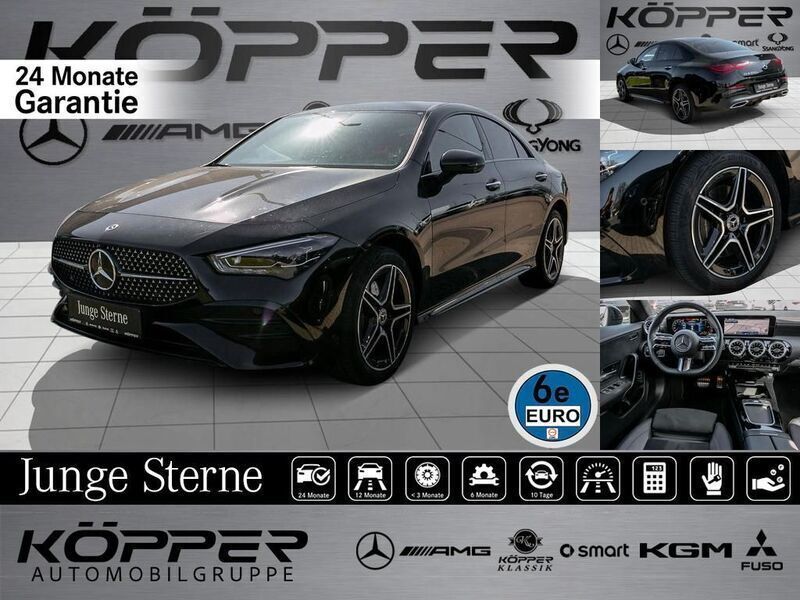 Nachtschwarz Gebraucht 2024 Mercedes CLA250e Advanced Plus Limousine | 35.998 € (Guter Preis) - Bild 1/4