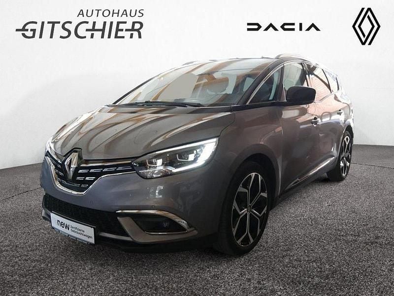 Zweifarbig: stahlgrau und blackpearlschwarz (grau) Gebraucht 2021 Renault Grand Scénic IV Intens Van / Kleinbus | 19.900 € (Fairer Preis) - Bild 1/4