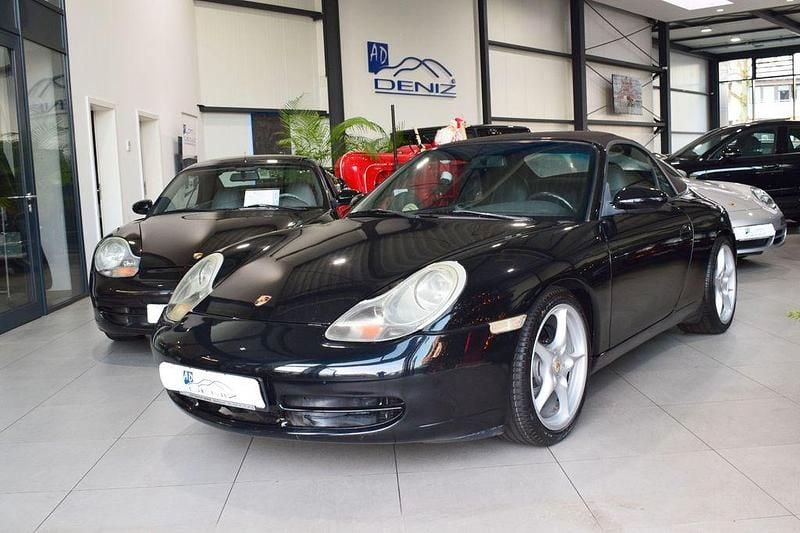 Schwarz Gebraucht 1998 Porsche 911 Carrera Cabriolet Cabrio | 25.899 € (Superpreis) - Bild 1/3