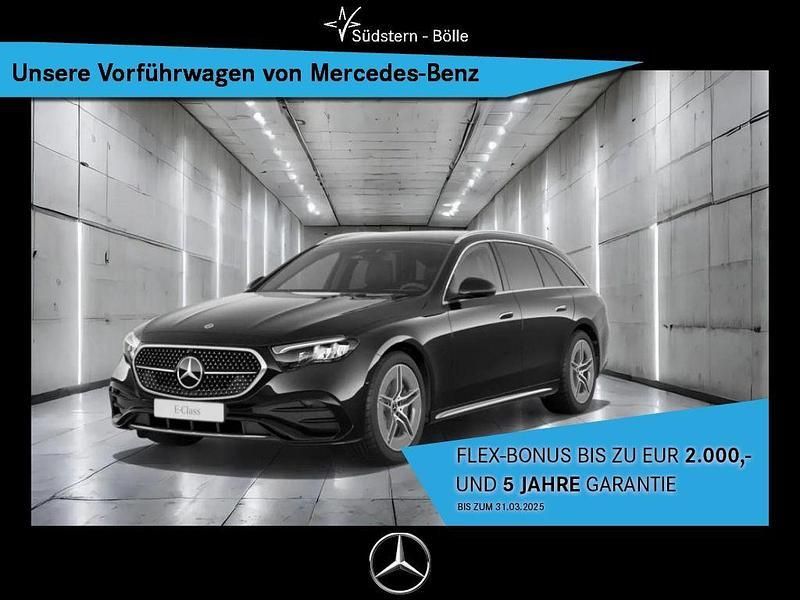 Schwarz Gebraucht 2023 Mercedes E220 AMG Kombi | 49.880 € (Guter Preis) - Bild 1/4